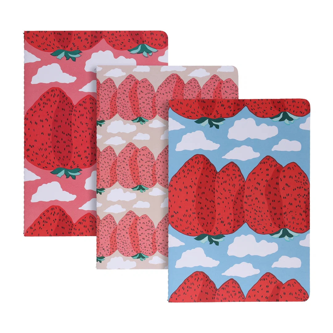Marimekko Strawberry Notebooks