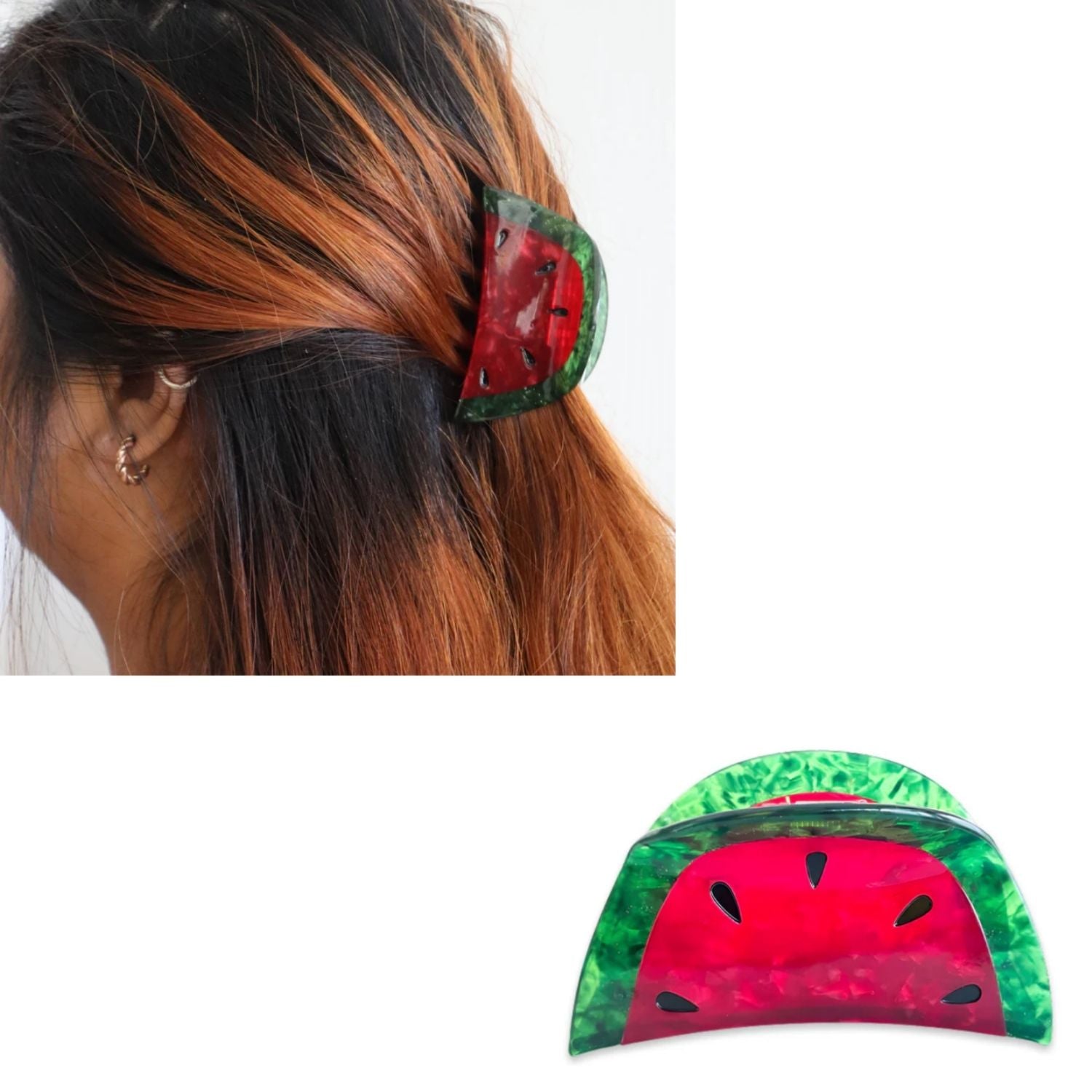 Watermelon Hair Clip - MEDIUM