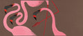 Postcard-Mello Flamingos
