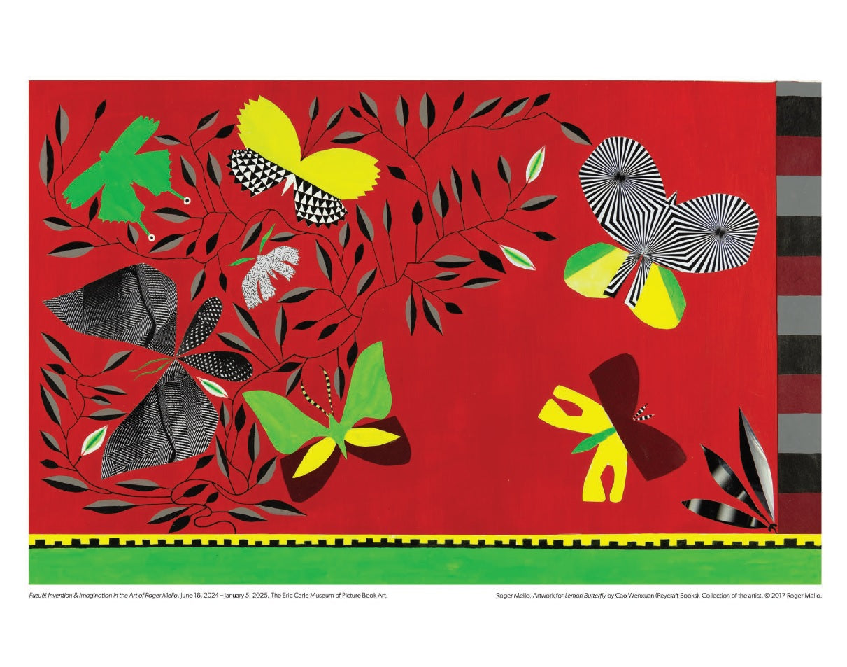 Print-Mello Lemon Butterfly