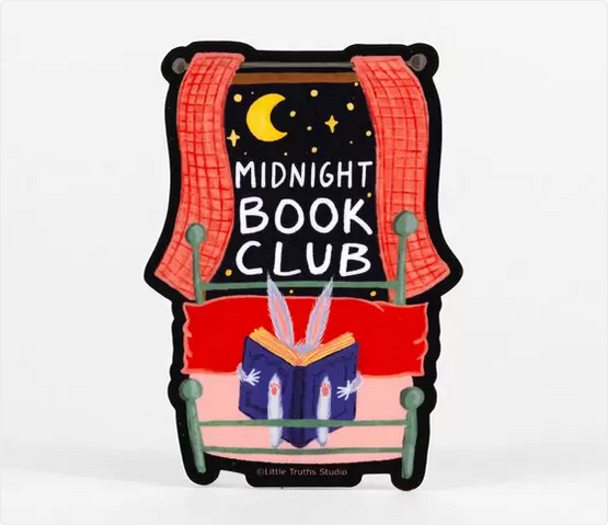 Sticker-Midnight Book Club
