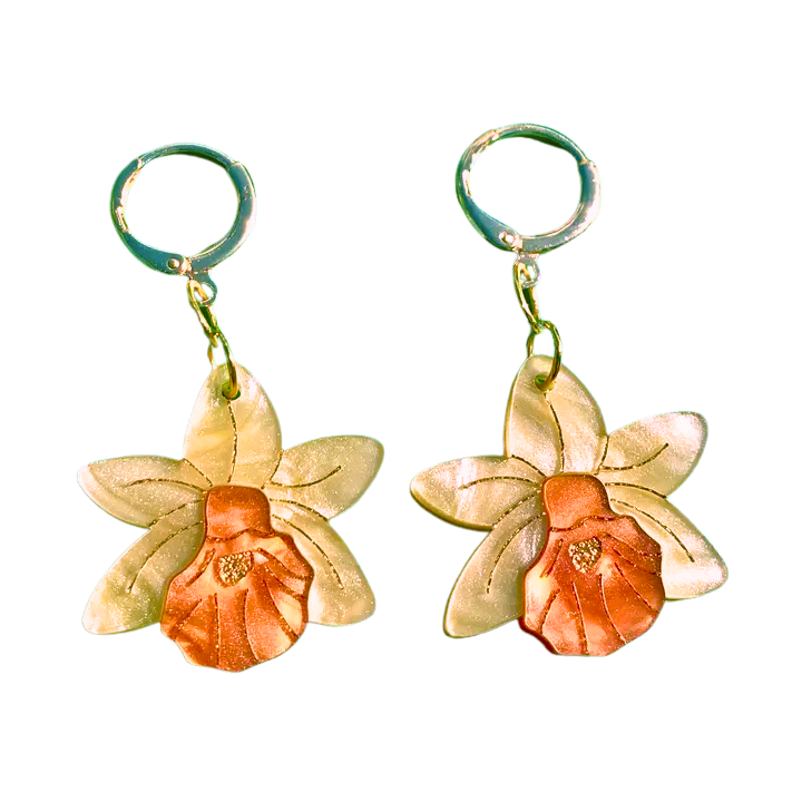 Mini Daffodil Earrings