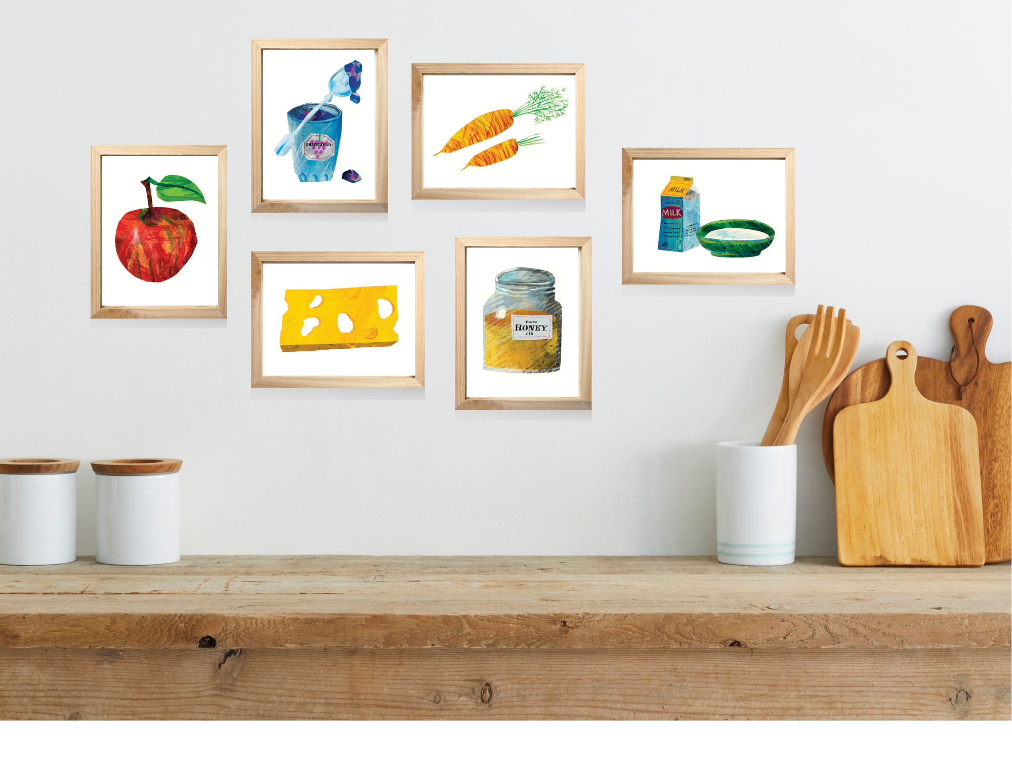 Eric Carle Mini Art Print - Apple