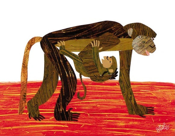 Eric Carle's Mother Monkey Canvas Art