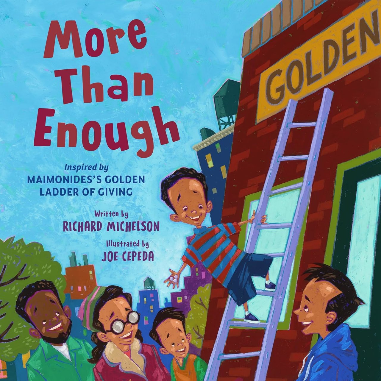 More Than Enough: Inspired by Maimonidess Golden Ladder of Giving-Autographed