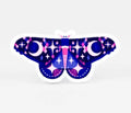 Sticker-Moth & Moon