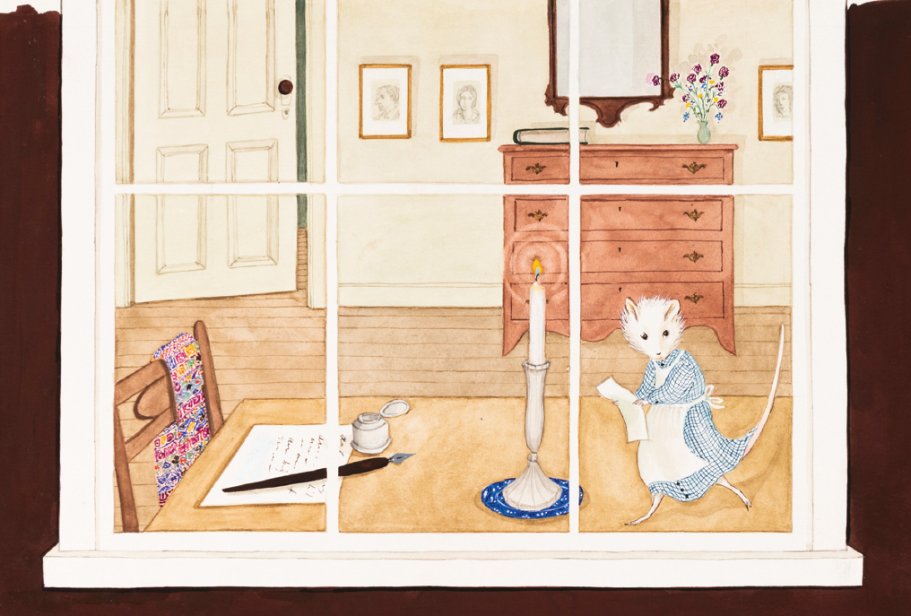 Postcard-Nivola Mouse of Amherst