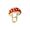 Mushroom Enamel Pin