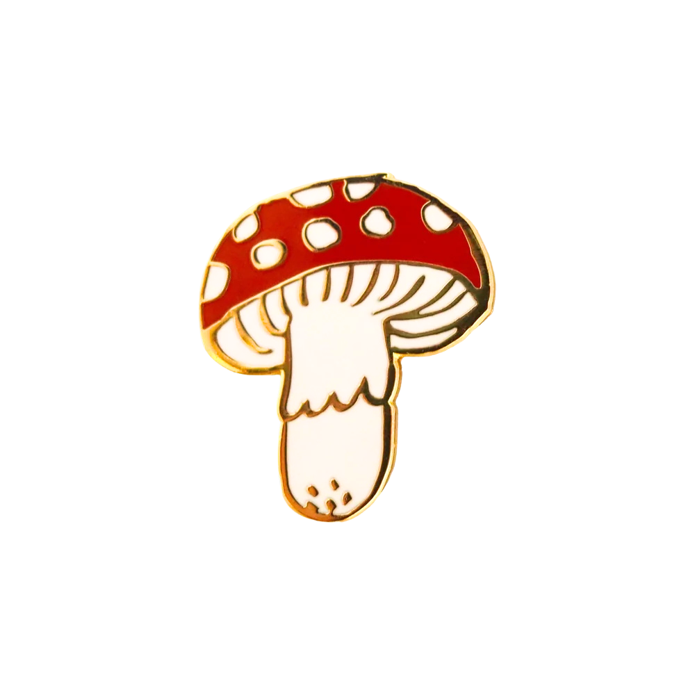 Mushroom Enamel Pin