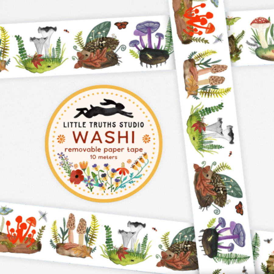 Washi Tape-Mushrooms