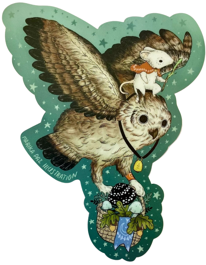 Mystic Owl Sticker