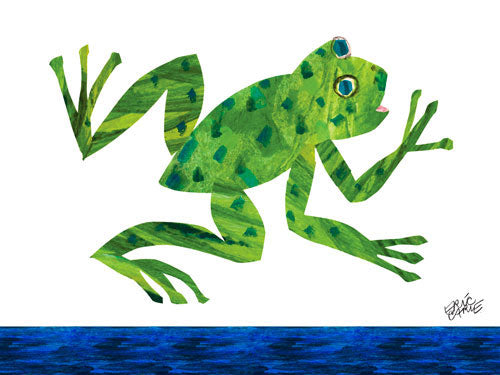 Eric Carle's Frog Canvas Art