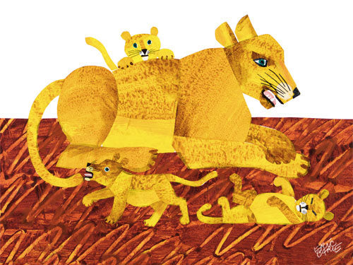 Eric Carle's Lion Mother Canvas Art
