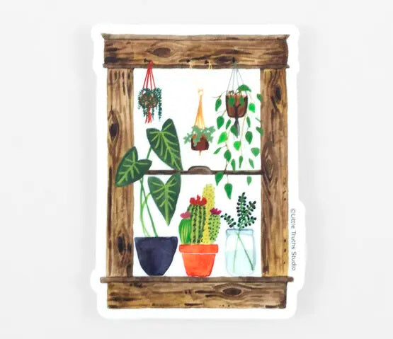 Plant Window Sticker