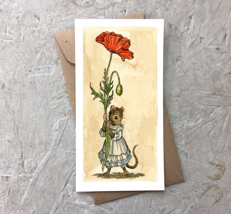 Card-Poppy Mouse