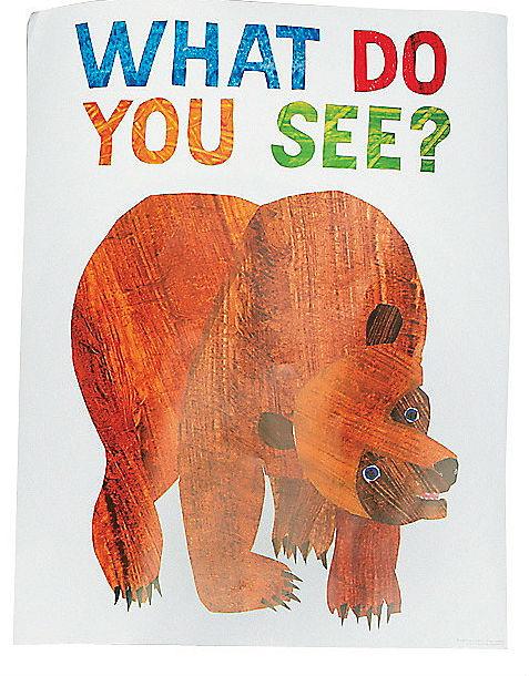 Poster-Eric Carle Brown Bear What Do You See