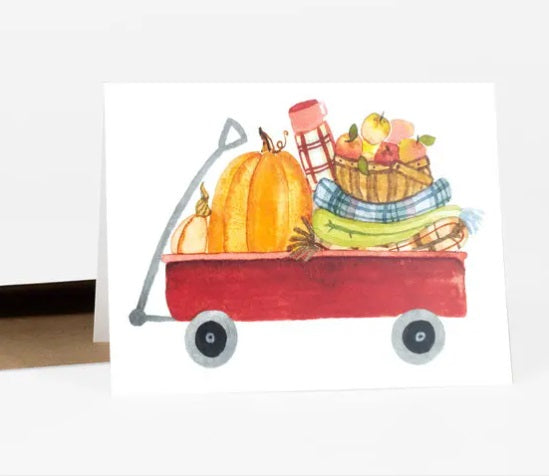 Card-Pumpkin Wagon