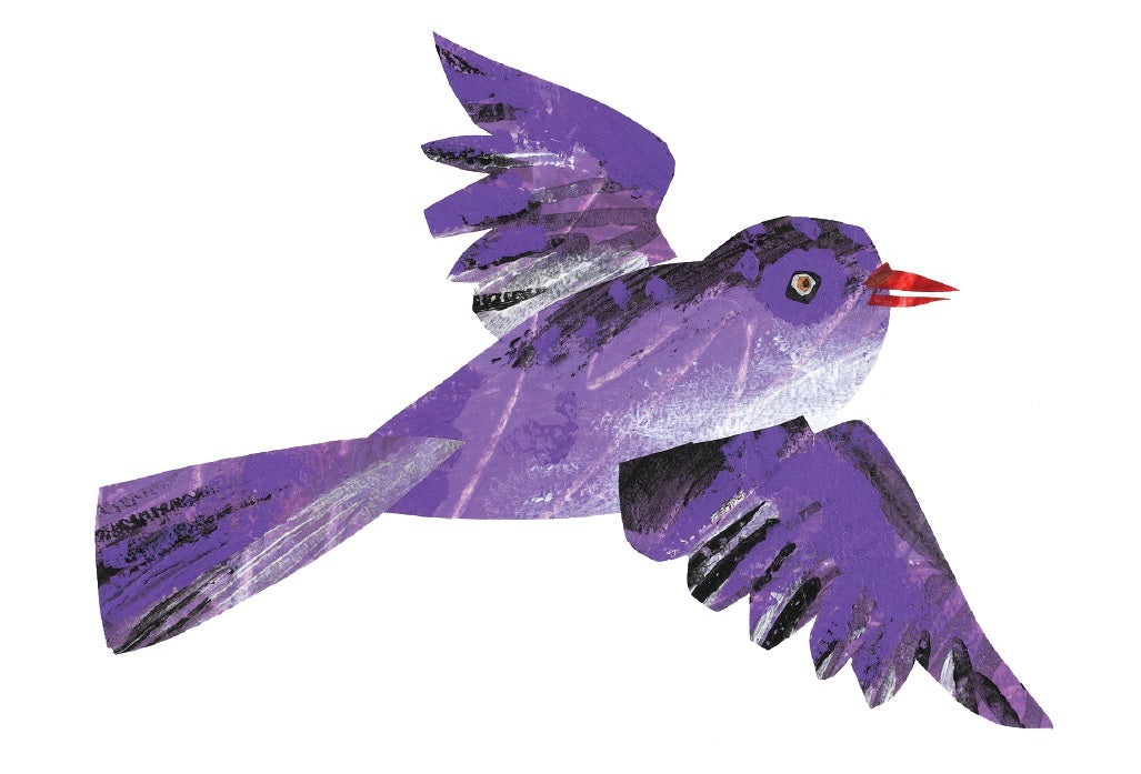 Postcard-Purple Bird