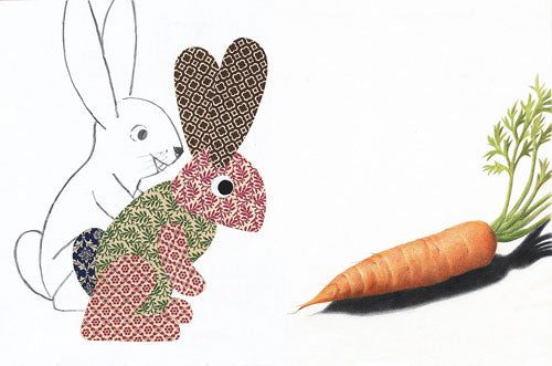 Postcard-Lionni Let's Make Rabbits