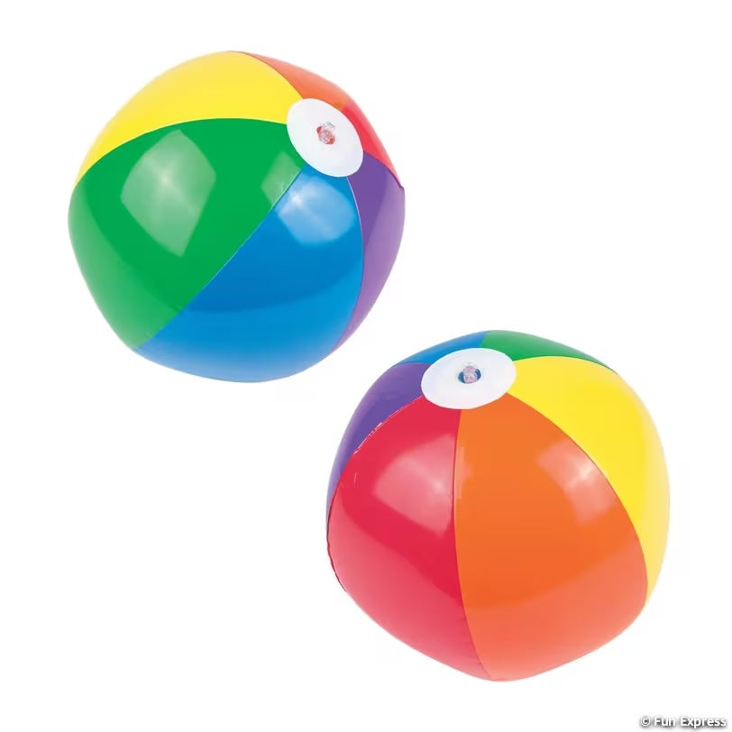 Rainbow Inflatable Beach Ball