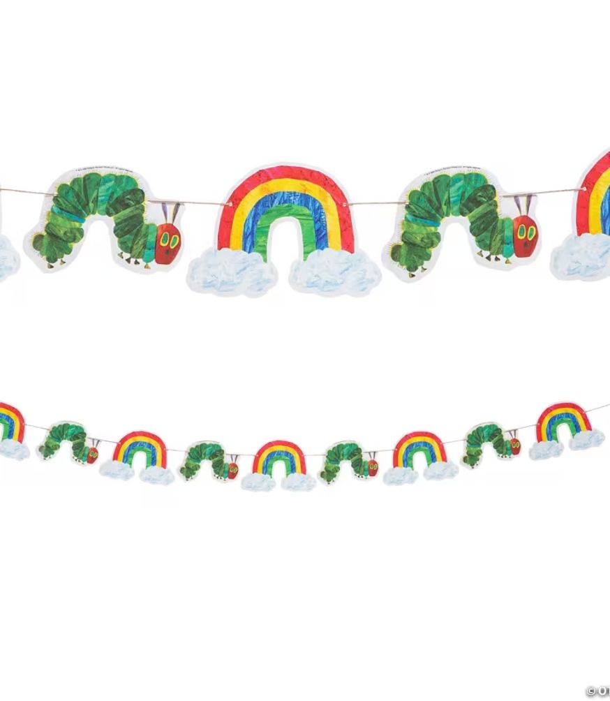 Very Hungry Caterpillar Rainbow Garland