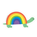Sticker-Rainbow Turtle