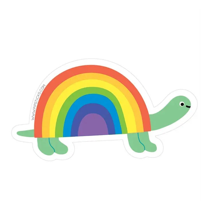 Sticker-Rainbow Turtle
