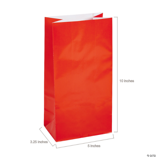 Paper Treat Bag-Red