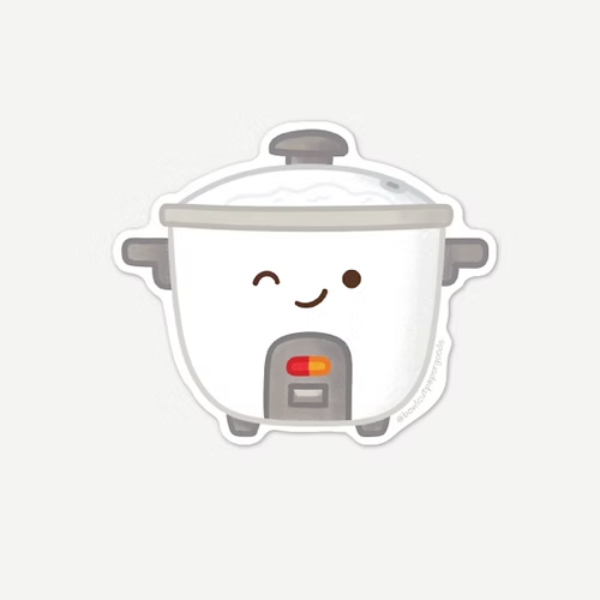Sticker-Rice Cooker