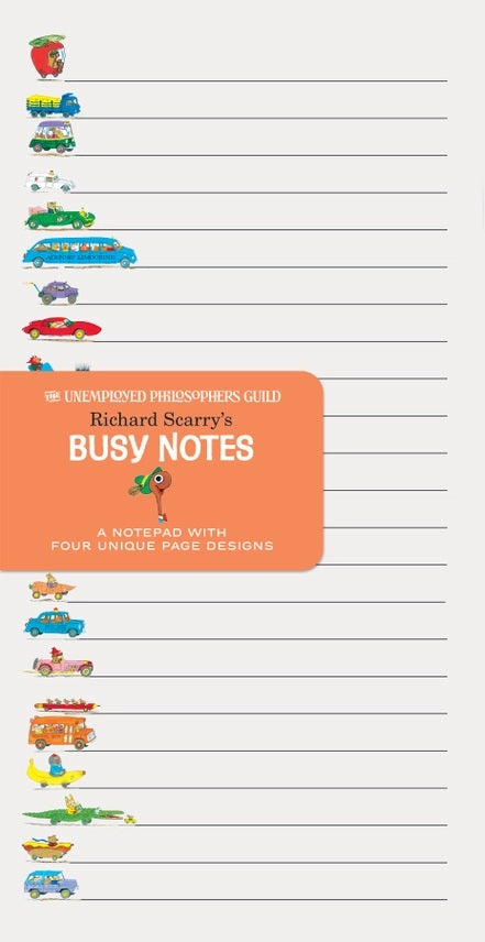 Richard Scarry Busytown Notepad