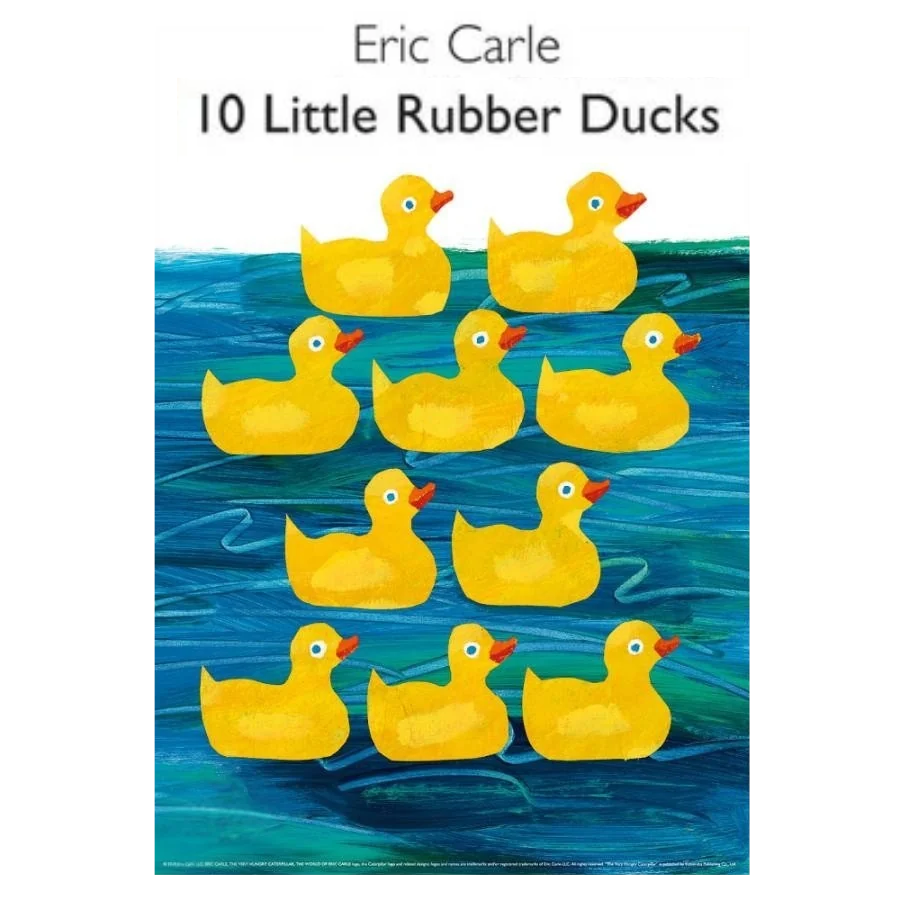 10 Little Rubber Ducks Poster