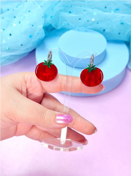 Tomato Earrings