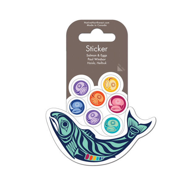 Sticker-Salmon & Eggs