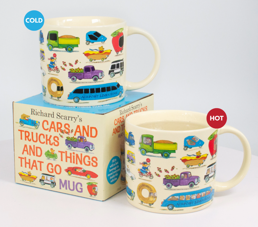 Cars and Trucks and Things That Go Heat-Changing Mug