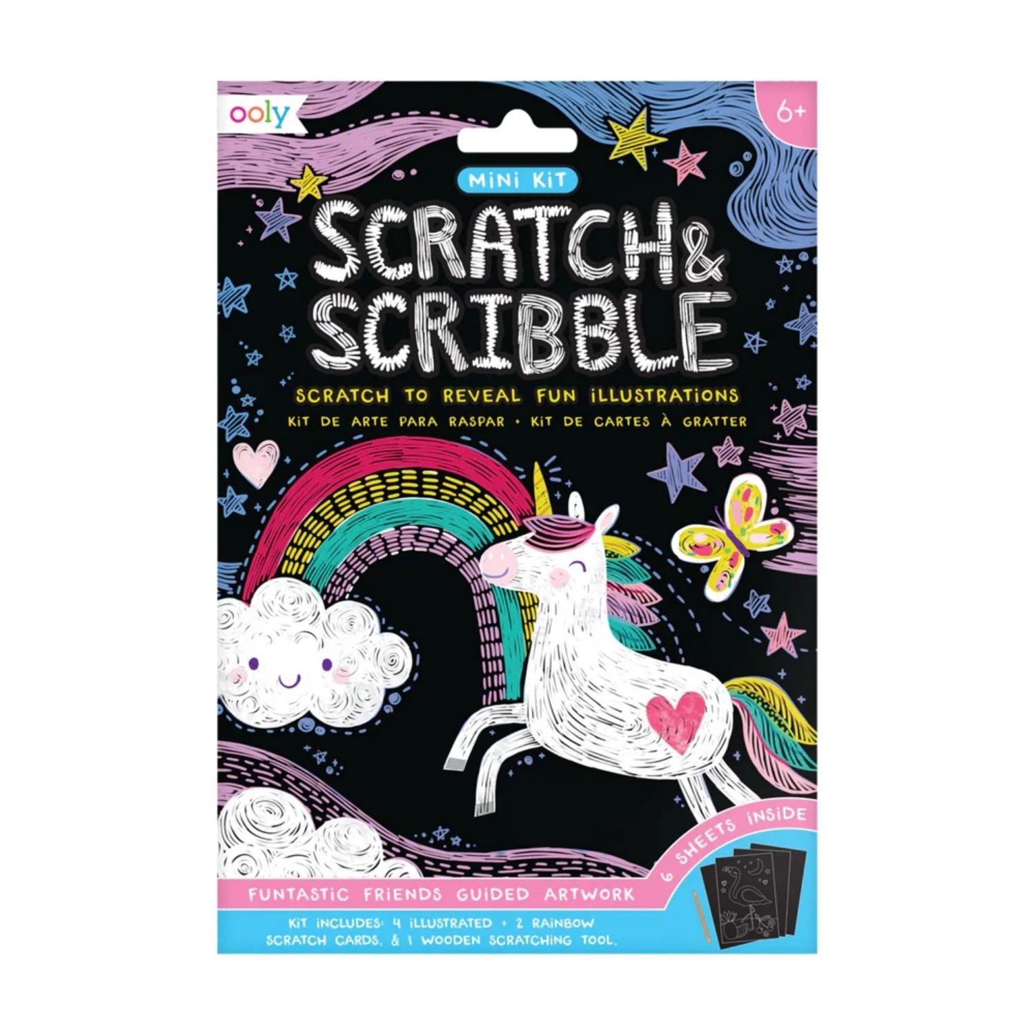 Mini Scratch & Scribble-Funtastic Friends