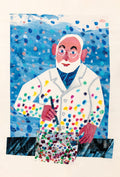 Postcard-Eric Carle Self Portrait