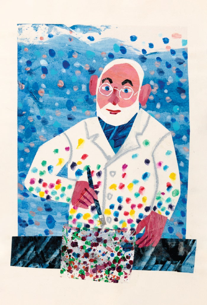 Postcard-Eric Carle Self Portrait