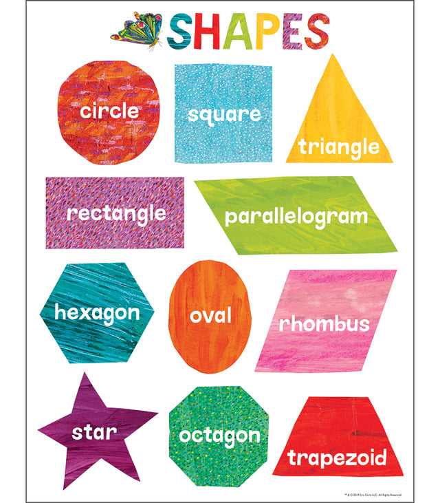 Poster-Eric Carle Shapes