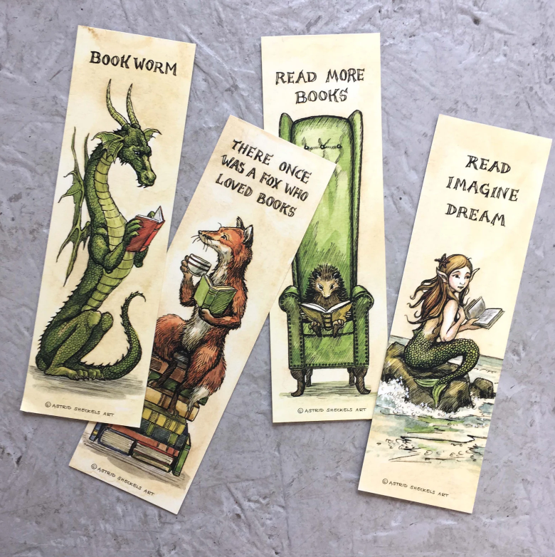 Bookmark Set-Vintage Sheckels (Set of 4)