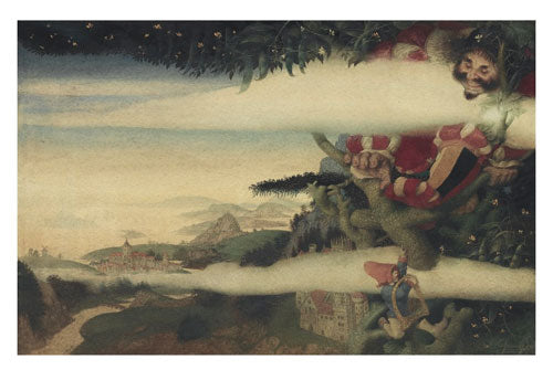 Postcard-Spirin Jack & the Beanstalk