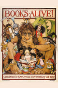 Postcard-Hyman Books Alive