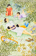 Card-Nivola Star Child Garden