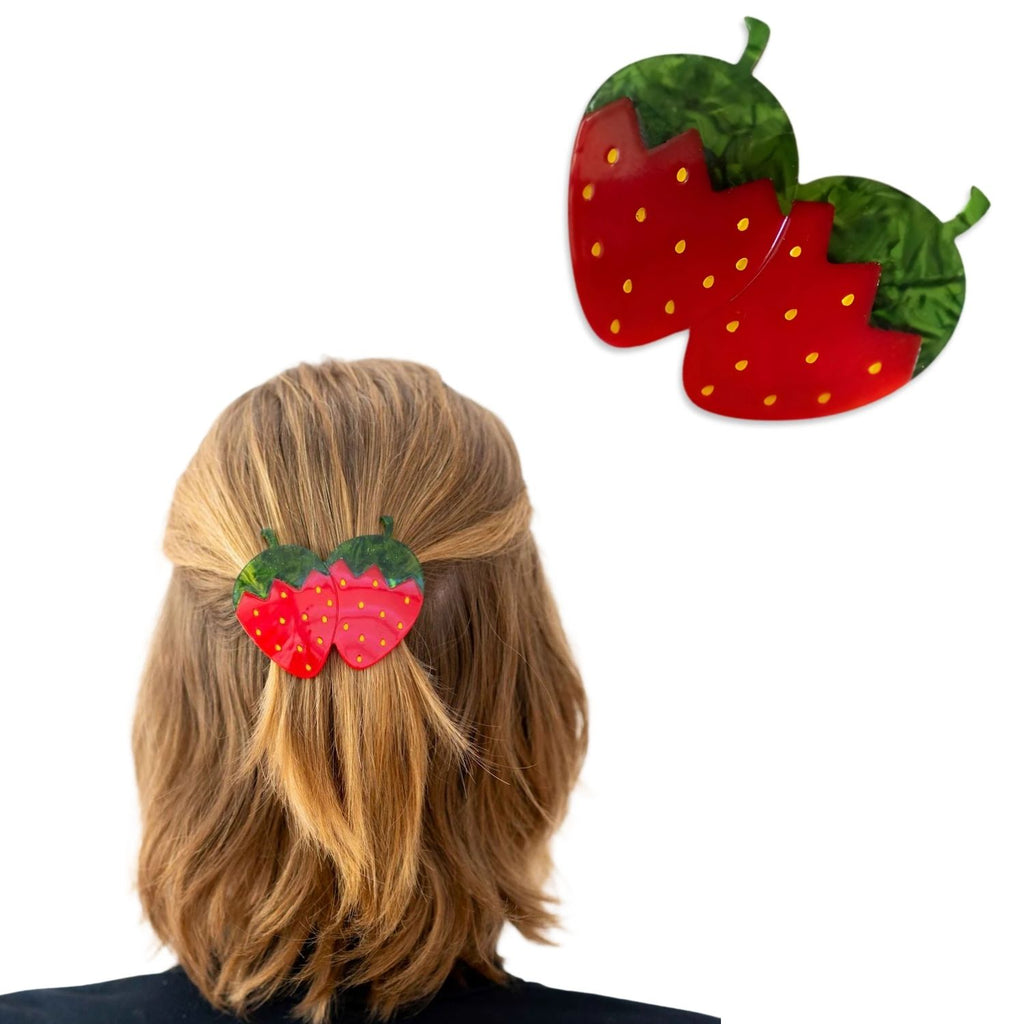 Strawberry Hair Barrette