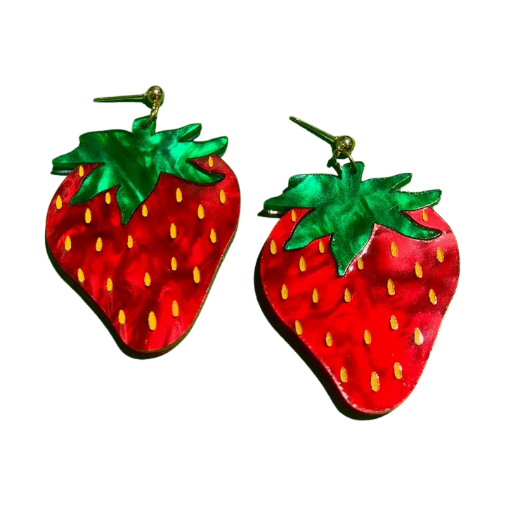 Strawberry Earrings