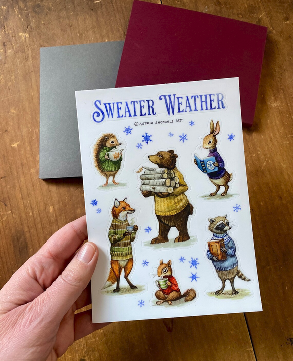 Sticker Sheet-Sweater Weather