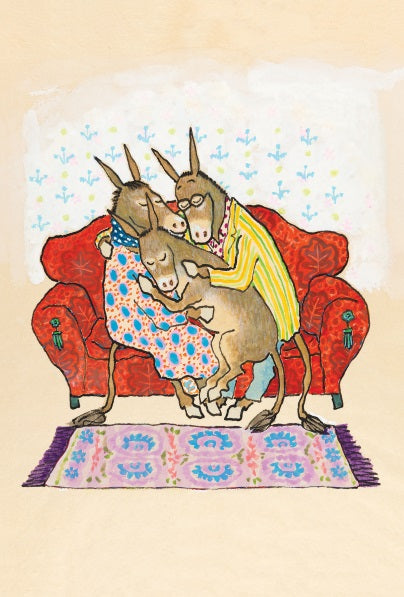 Postcard-Sylvester Family Hug