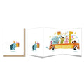Tardy Turtle Birthday Trifold Birthday Card
