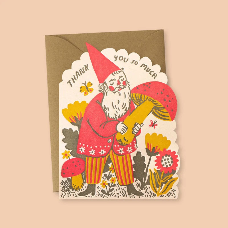 Card-Thank You Gnome