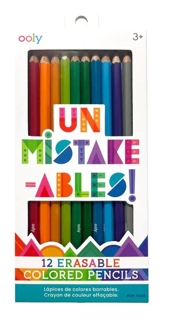 Unmistake-ables Erasable Colored Pencils