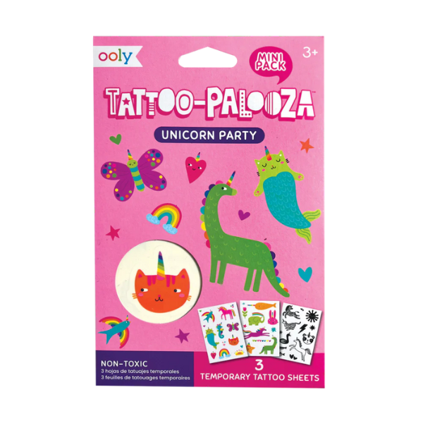 Unicorn Party Mini Tattoos